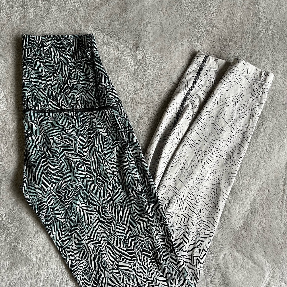 Lululemon Wunder Under Leggings High-Rise (Dazzle Nulux) size 4